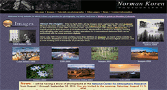 Desktop Screenshot of normankoren.com